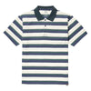 Striped DICKIES GUY MARIANO S/S polo shirt displayed on a plain background.