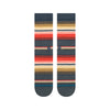 STANCE SOCKS SOUTHBOUND NAVY LARGE with a colorful striped pattern.