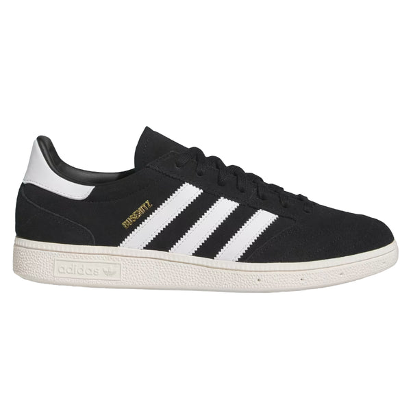 Core black and white adidas BUSENITZ VINTAGE sneaker on a white background.