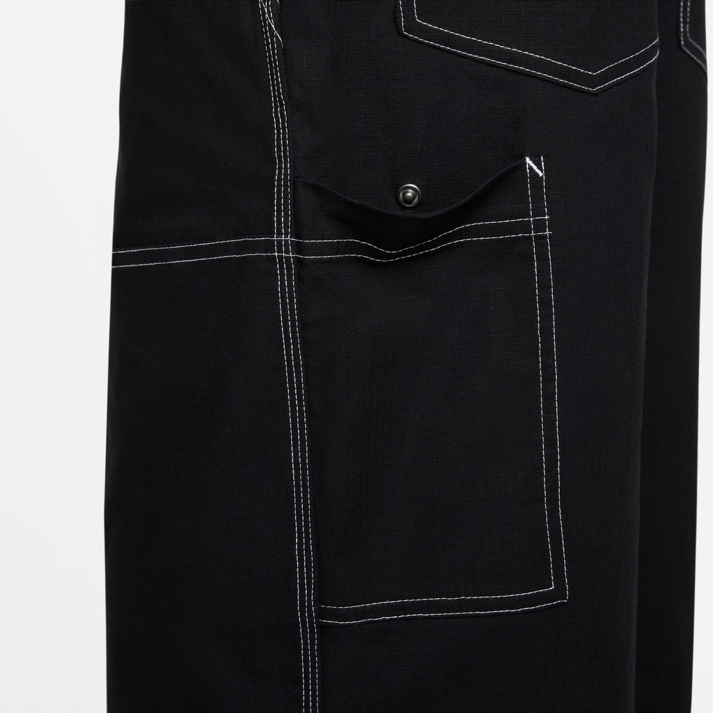 The back pocket of Nike SB Double Knee Skate Pants Black.
