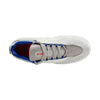 Top view of a white Nike SB Vertebrae Summit White/Cosmic Clay athletic shoe with blue accents and enhanced durability.