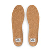 A pair of cork insoles with nike SB ZOOM JANOSKI OG+ NAVY / WHITE branding, designed specifically for skateboarding.