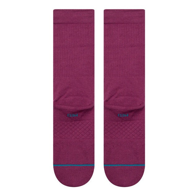 A pair of large purple STANCE SOCKS ICON BERRY LARGE Stance socks.