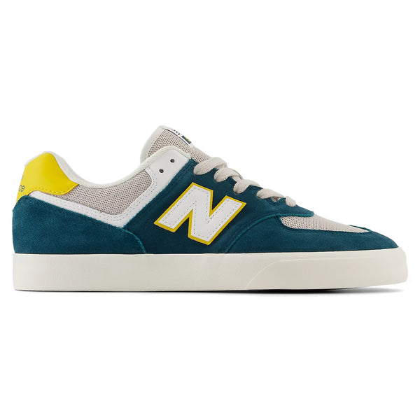 Replace with: NB NUMERIC 574 VULC DEEP OCEAN / SUNFLOWER sneakers