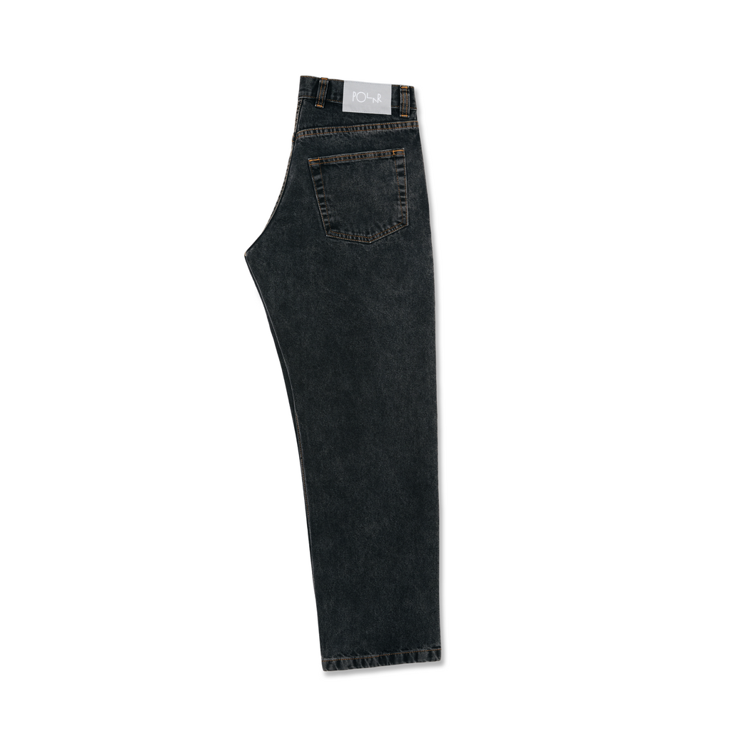 A single POLAR '89 DENIM WASHED BLACK jean displayed on a white background from the POLAR '89 collection.
