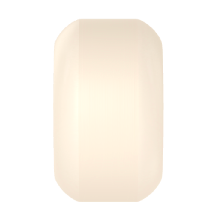 A sleek beige cylinder with smooth edges on a white background, echoing the minimalist design and precision akin to BONES X-FORMULA V5 SIDECUT 53MM 95A ORANGE.