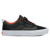 VANS X SPITFIRE SKATE OLD SKOOL BLACK / FLAME shoes from VANS in black and orange with durability and VANS SKATE features.