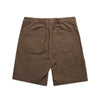 A pair of BLUETILE CANVAS WORK SHORT WALNUT with pockets.