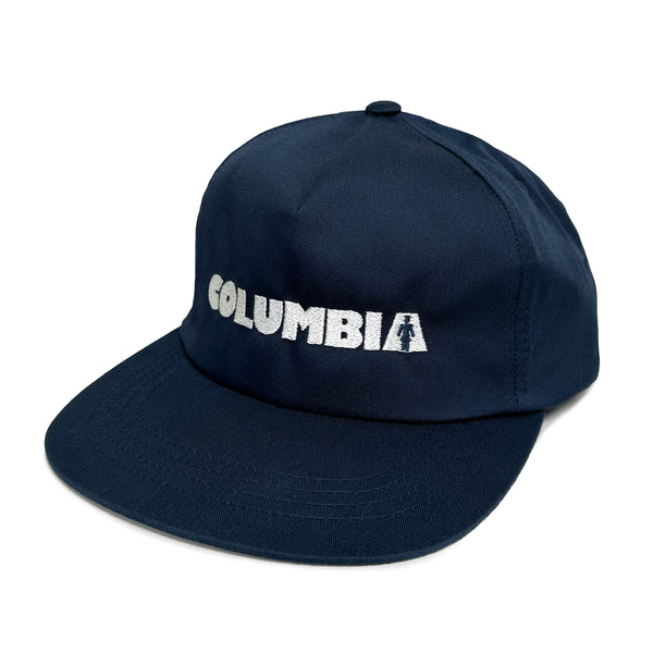 Crailtap Girl X Bluetile X Columbia hat - navy with embroidered Crailtap Girl graphic.
