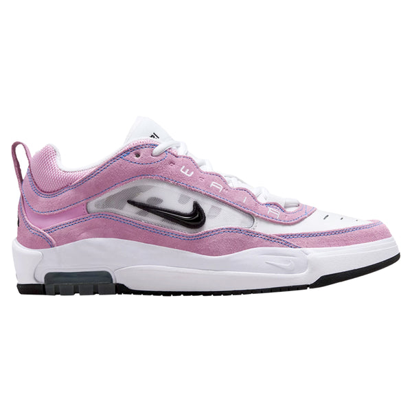 A pink and white Nike SB Ishod 2 Air Max sneaker with a visible black Nike swoosh logo on the side.