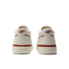 A pair of durable NB NUMERIC 417 VILLANI WHITE / RED sneakers in white and red.
