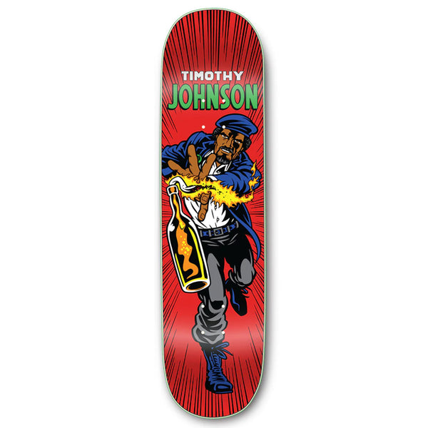 Strangelove Timothy Johnson Panther skateboard deck featuring Apocalypse Dude, MAX MURPHY - 8 0.