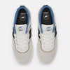 A pair of new NB Numeric Foy 306 Sea Salt / Timberwolf vulcanized skate shoes, top view.