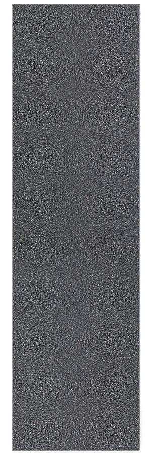A MOB black griptape with a white background.