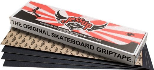 A box of JESSUP grip tape sitting on top of each other.