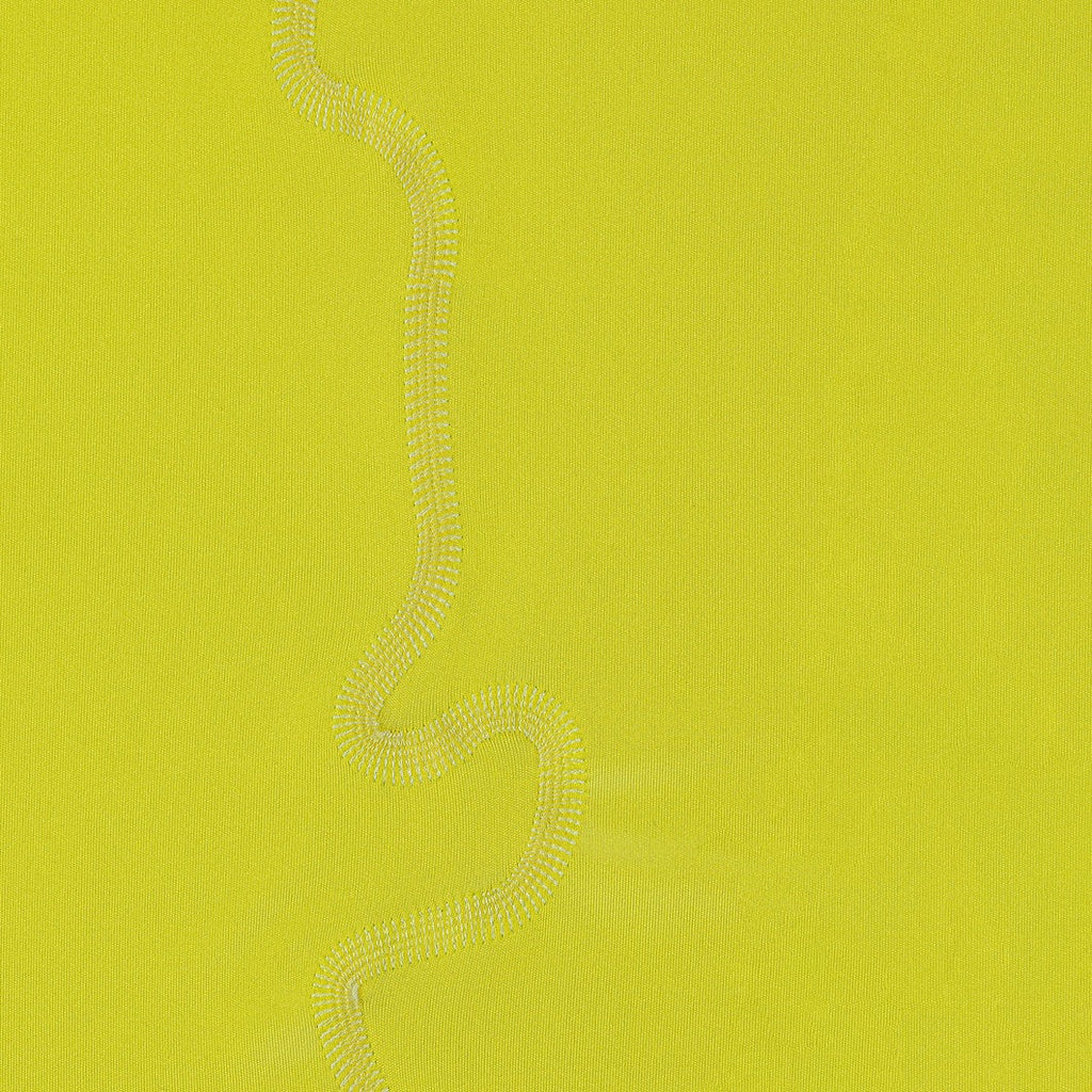 A picture of the ADIDAS X BLONDEY SOLAR JACQUARD JERSEY YELLOW snake on a yellow background.