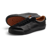 A pair of LAST RESORT AB VM004 MILIC DUO BLACK / BLACK sneakers with brown soles.