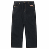 A picture of a pair of BUTTER GOODS SCATTERED DENIM PANTS DARK INDIGO.