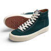A pair of LAST RESORT AB emerald green sneakers with white soles, perfect for the last resort adventure.