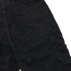 A pair of SPITFIRE BIGHEAD FILL DENIM SHORTS in black with pockets by DELUXE.
