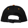 A SPITFIRE LIL BIGHEAD STRAPBACK black hat with orange buttons.