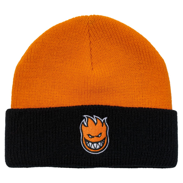 A black beanie with a flame, inspired by SPITFIRE.