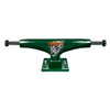 The THUNDER TRUCKS TEAM HOLLOW SCREAMING SHADOWHORN 147 (set of two) by THUNDER features hollow axles, bold front-view graphic detailing, and a striking green design.