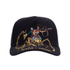 A FUCKING AWESOME LOUIE SCORPION snapback with an AWESOME design featuring a man and a woman.