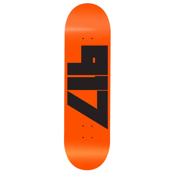 orange background with "917" in black text