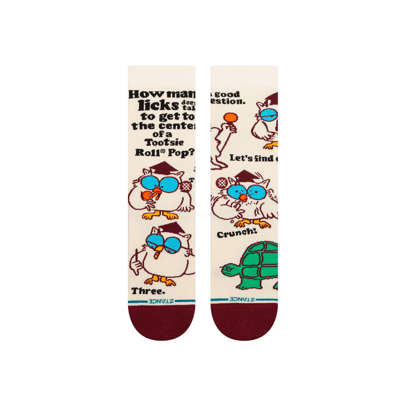 Breathable and comfortable STANCE socks with cartoon characters on a combed cotton blend fabric.
