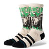 A pair of STANCE X GREEN DAY 1994 LARGE SOCKS with an image of a skateboarder on them.