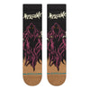 A pair of STANCE socks with a design on them.