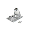 The Ace AF1 44 Inverted Baseplate skateboard truck (sold individually) features a silver finish with a white urethane pivot bushing and matching tool bit, shown on a white background.