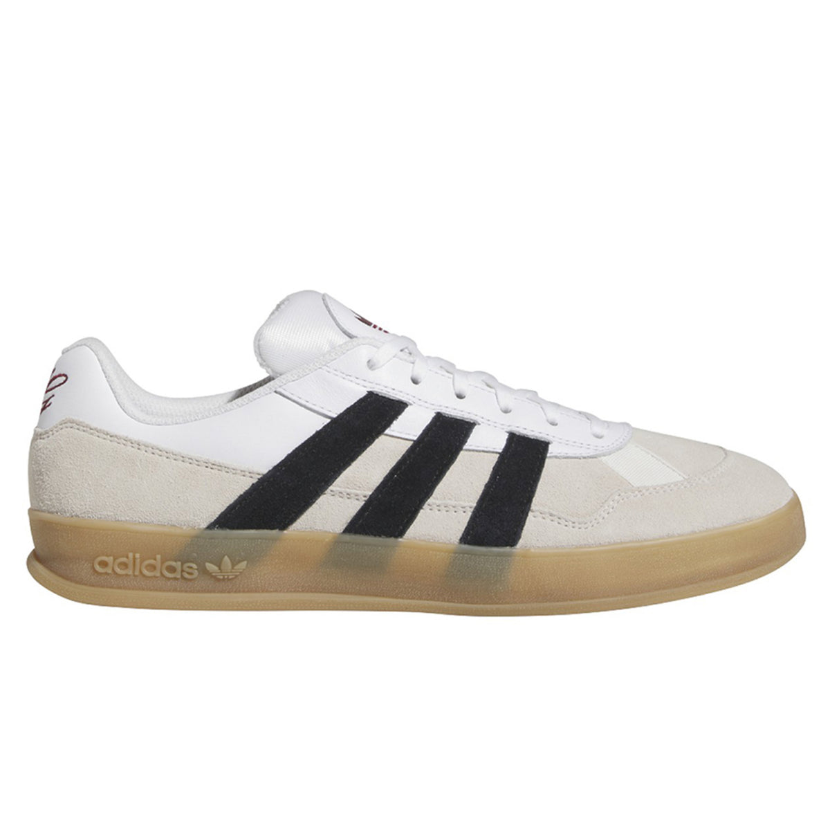 ADIDAS GONZ ALOHA SUPER WHITE / BLACK / GUM Bluetile Skateboards ADIDAS GONZ ALOHA SUPER WHITE / BLACK / GUM Bluetile Skateboards