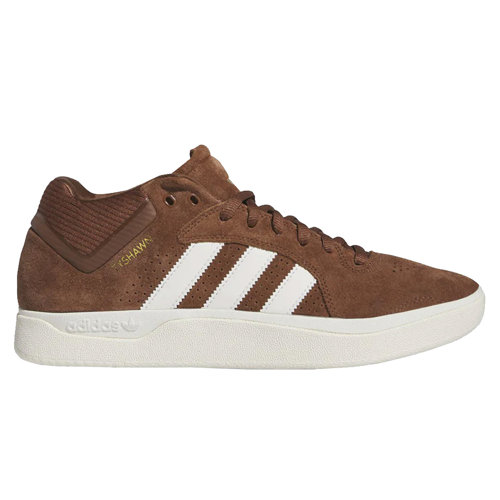 ADIDAS TYSHAWN PRELOVED shoes in brown and white.