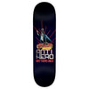 The ANTIHERO MATTHEWS P2 JUDGMENT DAY skateboard deck by ANTIHERO features an illustrated animal in a suit with a drink and pizza slices, plus "MATTHEWS P2, NICK" text on a dark background.