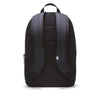 The NIKE HERITAGE BACKPACK BLACK features a sleek design with water-resistant material, two padded adjustable shoulder straps, and a top handle.