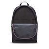 The Nike Heritage Backpack Black features a sleek design with a large front pocket and zippered closure. It's made from water-resistant material, includes a top carrying handle, adjustable shoulder straps, and offers dedicated laptop storage for daily essentials.