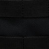 Close-up of black nylon webbing in a grid pattern on the NIKE RPM TOTE (26L) BLACK by nike, highlighting stitching and texture on its recycled polyester body.