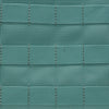 Close-up of the NIKE RPM TOTE (26L) in Denim Turquoise/Black/Summit White, featuring teal woven fabric with a grid pattern and textured horizontal and vertical stitching.