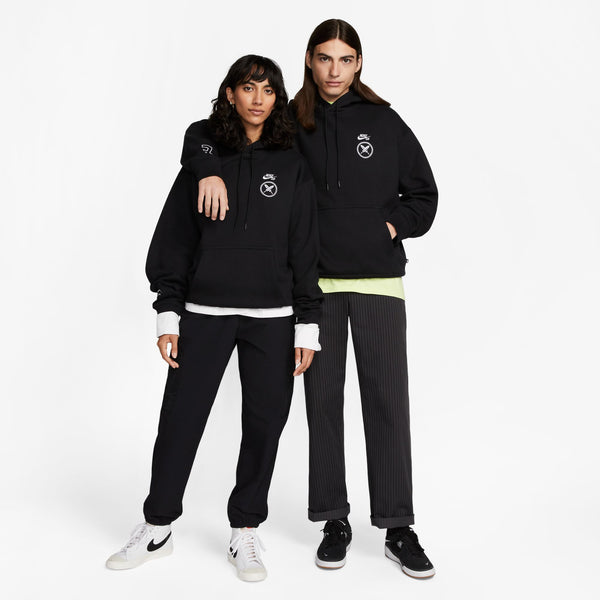 nike NIKE SB YUTO FLEECE HOODIE BLACK hoodie.