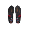 The NIKE SB DUNK LOW 👠💚 LITTLE KIDS' shoe insoles by Nike feature a colorful graphic design with character art, playful text, and vibrant red and purple accents that stand out on a dark background, perfect for skateboarding or everyday adventures.