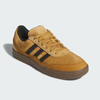 The ADIDAS TYSHAWN 2 in Mesa/Core Black/Gum features three stripes, a suede upper, and an impact cushioning rubber sole, making it perfect for skateboarding.