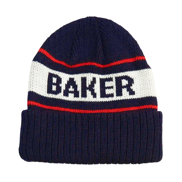 Baker Baker Stripe Navy Beanie.
