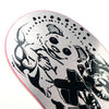 A LIMOSINE skateboard with a panda design on it featuring screen-printed art.
