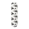 Introducing the WELCOME X BRITNEY TILL THE WORLD ENDS skateboard deck from WELCOME, featuring a striking vertical alignment of a black-and-white image of a person's face with blonde hair. This unique design is part of the WELCOME X BRITNEY series and comes in a distinctive popsicle shape for added flair.