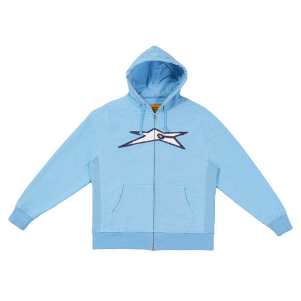 Carpet Co. Carpet Bizarro zip hoodie - ice blue.
