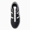 The CONVERSE CONS Bobby De Keyzer One Star Academy Pro sneaker, black with white laces and accents and made from durable Cordura™ fabric, is displayed from above on a white background.