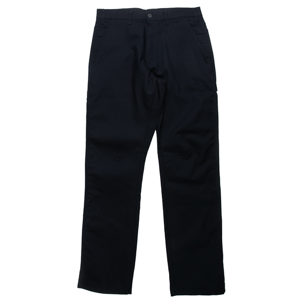 A pair of DICKIES FLEX DUCK CARPENTER PANTS BLACK on a white background.