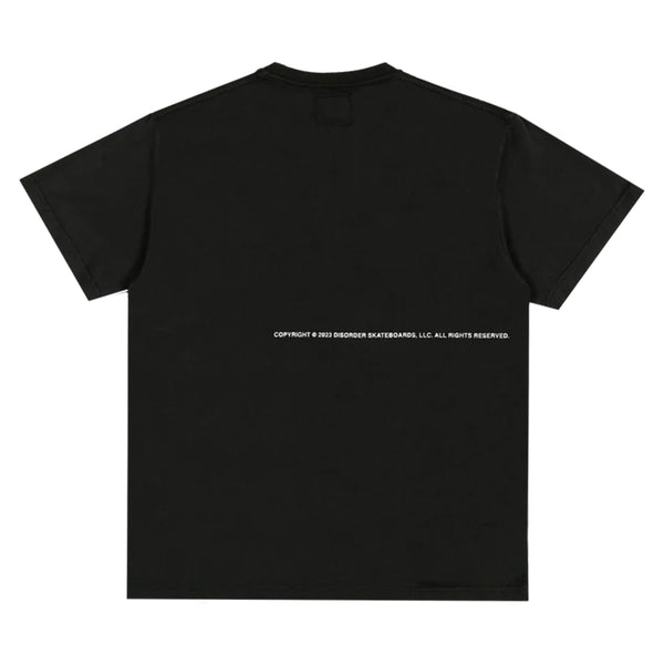 A Disorder EST. 2021 Tee Vintage Black with black t-shirt and white text on it.